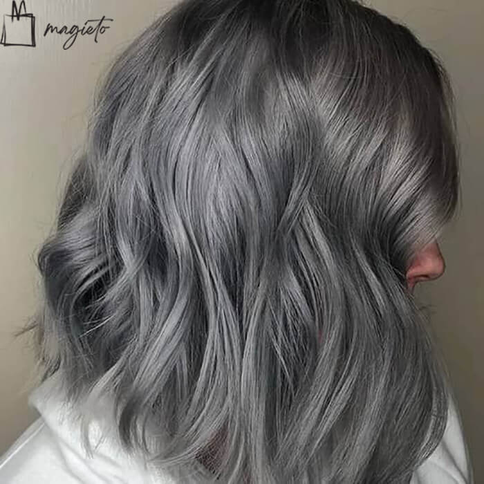 رنگ موی دودی بدون دکلره