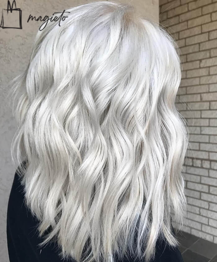 رنگ موی صدفی بدون دکلره