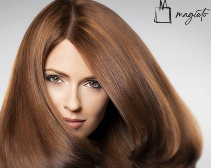 رنگ موی نسکافه ای بدون دکلره